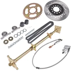 815MM OE QUALITY Rear Axle Shaft Hub Chain Brake Go Kart Atv #2