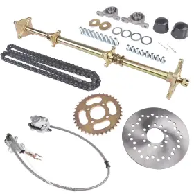 815MM OE QUALITY Rear Axle Shaft Hub Chain Brake Go Kart Atv #3