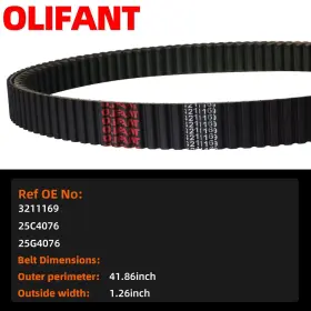 717019134540 OLIFANT Drive Belt 500 570 Polaris Ranger Ace #3