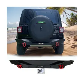 BMAS-BP-039B OMP OFFROAD Jl Rear Bumper Jeep Wrangler
