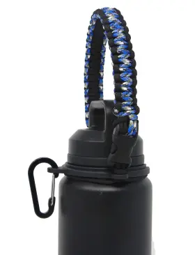 One Missionx B08rb7qn4f Paracord Handle Strap For Yeti Rambler Water Bottle Blue Camo 12-46oz