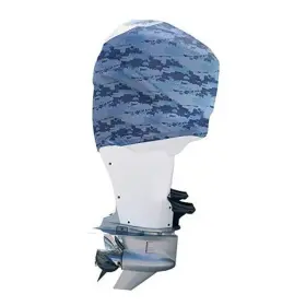 O-BLUCAMO-YAM-8 OUTER ENVY Digital Camo Outboard Motor Cover