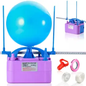 B0DZ5LNQD9 PARTY ZEALOT Electric Balloon Inflator Sizer Dual