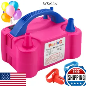 B0D8Q3DB6D PCFING Electric Balloon Pump Inflator Dual Nozzle