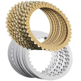 PLATES-A1 PREWIRED Big Clutch Friction Steel Kit Sp Twin PLATES-A1 PREWIRED Big Clutch Friction Steel Kit Sp Twin