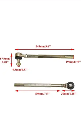 PR-FXPGJ320 PRO BAT Steering Rack Power Shaft Tie Rod Kit #3