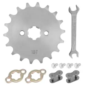 PR-S420-17MM-18T PRO BAT Front Engine Sprocket Loncin Lifa