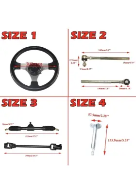 X003FQ6DDF PRO BAT Front Steering Wheel Tie Rod Rack Pinion #2