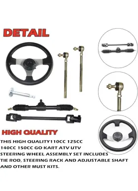 X003FQ6DDF PRO BAT Front Steering Wheel Tie Rod Rack Pinion #3
