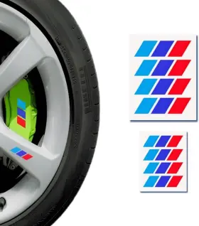 726047864572 QOMAGO Car Brake Caliper Wheel Rim Hub Decal