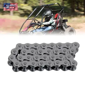 313095779738 QYMOTO Drive Chain Go Kart Link Coleman 420