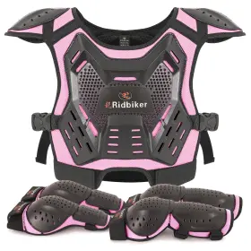 Ridbiker 8-kids Kids Dirt Bike Gear Motocross Chest Protector Motorcycle Protective Armo
