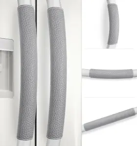 B0CJYDYTGX RIKZOR Refrigerator Door Handle Covers Set Slip