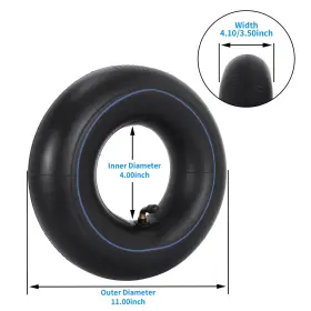 QIF-TUBE5-4RIM RUTU Inner Tube Butyl Rubber Lawn Garden Go #2
