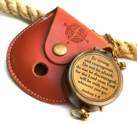 B08CSHYCCT SARA NAUTICAL Courageous Joshua Wooden Box Script