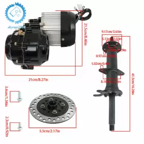 SU1027673KU Brushless Differential Motor Rear Axle Atv Go Kit #2
