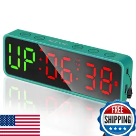 B0F6TVQXW9 SLEVIO TIMER Gym Clock Stopwatch Magnetic Workout