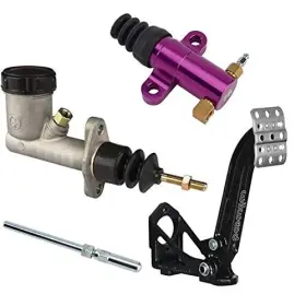 Speedway Motors 91029999 Hydraulic Clutch Floor Mount Pedal Kit With Wilwood 6 1 Ratio
