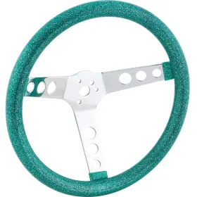 91032744-GRN SPEEDWAY MOTORS Metalflake Steering Wheel
