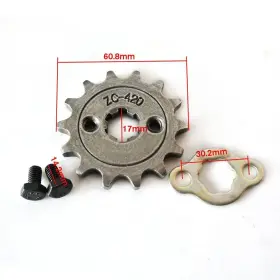 909070668082 STHUS Front Engine Sprocket Atv 420 110 125 #3