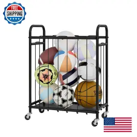 B0F5HJJPD4 STORAGEWORKS Ball Storage Wheels Garage Sports Ho