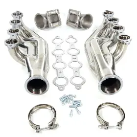 792585104951 SZBAM Exhaust Header Manifold Lsx Elbows LS1 LS6 #2