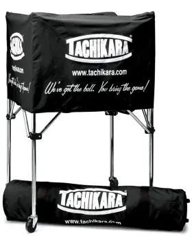Tachikara B00099yjjk Bik-sp Portable Sports Ball Cart - Black Volleyball/basketball