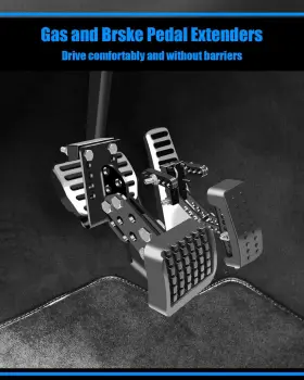 313046395307 TADYAO Gas Brake Pedal Extenders People Len #2