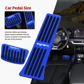 743450380062 TDOFYH Alloy Pedals Cover Slip Auto Drill #3