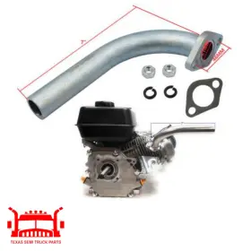 LSOT00420 TEXA TRUCK Exhaust Pipe Go Kart Mini GX160 GX200