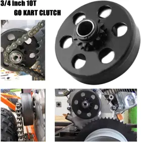 MS-LHQ-003 TIGERILY Centrifugal Clutch Chain Go Kart Mini 420 #2