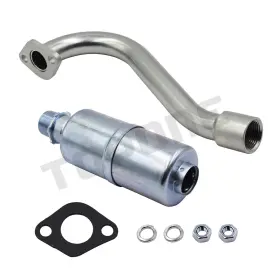 TOPOT00711 TOPONE Center Rear Exhaust Muffler Tillotso GX160 #3 TOPOT00711 TOPONE Center Rear Exhaust Muffler Tillotso GX160 #3