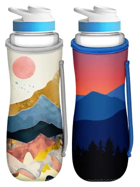 B0DKNK8827 TOYKEE Water Bottle Sleeve Cirkul Pack Handle Art