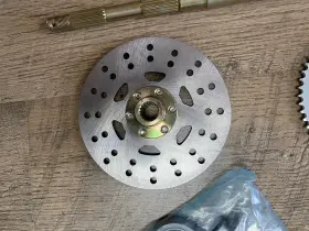 TR33604 TURITRADE Go Kart Rear Axle Sprocket Hub Disc Brake #3