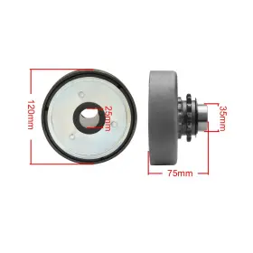 720707206085 TWILIGHT GARAGE Centrifugal Clutch Chain Up 420 #2