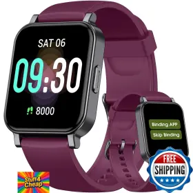B0CX4W7W44 TYKOIT Pedometer Watch Seniors Phone Waterproof Sl