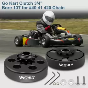 755795676144 VASHLY Go Kart Clutch Chain Ce 420 Predator #2