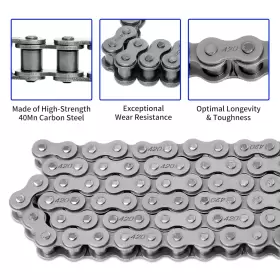 420-CHIAN VAUTOPARTS Belleone Chain Standard Roller Link #2
