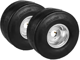 6.00-5 VEVOR Go Kart Tires Rims Rear Wheels Stud Bolt Hole Tl #2