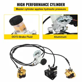 840349905655 VEVOR Go Kart Brake Master Cylinder Hammerhead #2