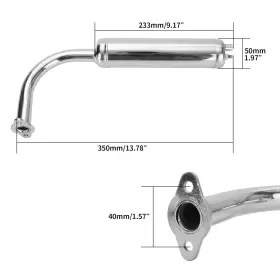 705353567322 WEIYINGSI Exhaust Muffler Pipe Gasket Nut Kit #2