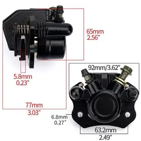 JR3-034 WINGSMOTO Front Brake Caliper Buggy Trailmaster Xrx #3
