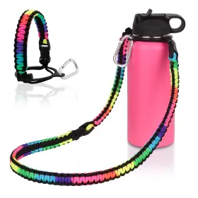 B07Y5JXM2X WONGETO Paracord Handle Carrier Strap Hydro Flask