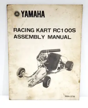 90894-07790 YAMAHA Racing Kart Manual RC100S
