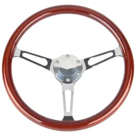 WOODEN-07 YEHICY Wood Grain Steering Wheel Grant Nostalgia