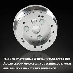 SW-1033-S-HF YIUIY Hole Billet Steering Wheel Hub Adapter #3