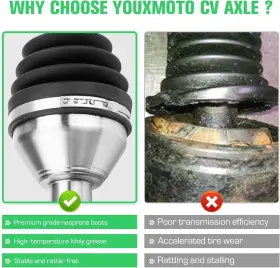 LFCVA050-LYF YOUXMOTO Rear Cv Axle Am Left Right 1000R #2