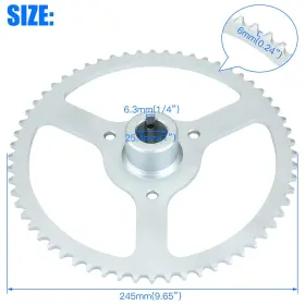 689789702765 YOXUFA Steel Go Kart Axle Hub Sprocket Chain Dog #3
