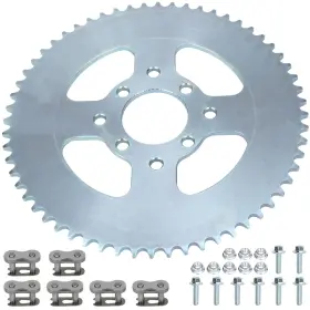 696393142207 YOXUFA Go Kart Sprocket Chain Hole 420