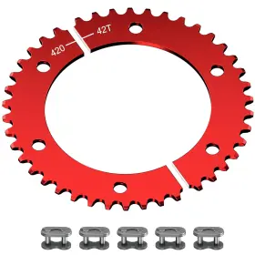 705353119736 YOXUFA Go Kart Sprocket Chain Rear Mini Split